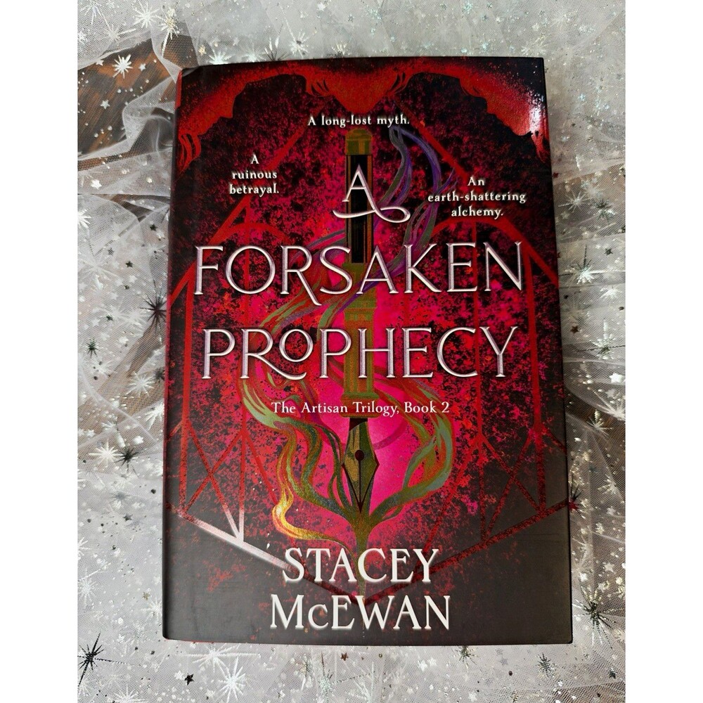 Stacey McEwan A Forsaken Prophecy Artisan Trilogy Book 2 Hardcover w/DJ YA
